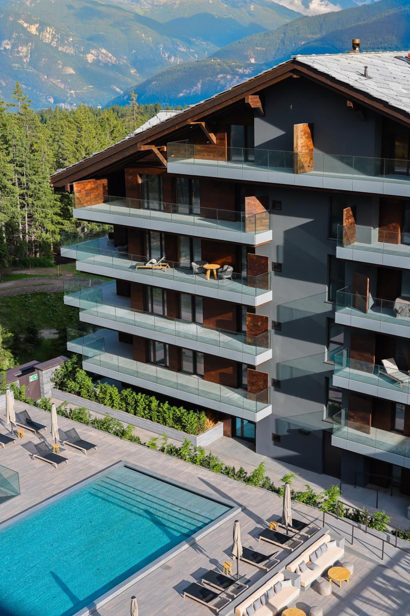 Hotel Six Senses Crans-Montana Exterior foto